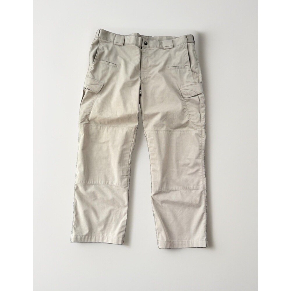5.11 Tactical Stryke Pants Mens 40x32 Khaki Tan Flex-Tac Ripstop Cargo 74369